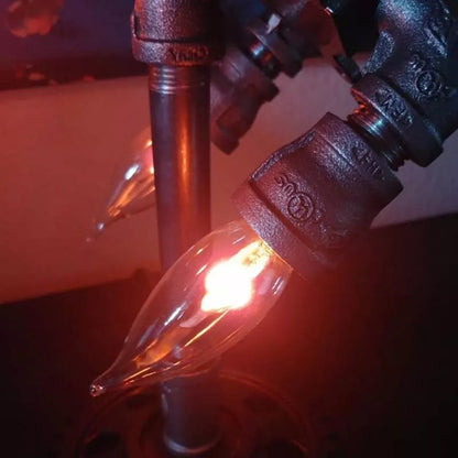 Steampunk Rocket Lamp 4