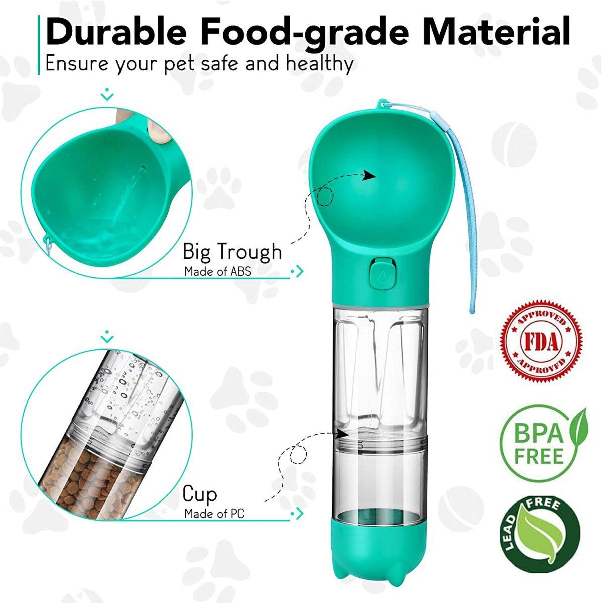 Pet Water Bottle Feeder 4-in-1 4