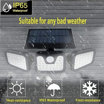 Upgraded Wide-Angle Solar Motion Sensor Light 4