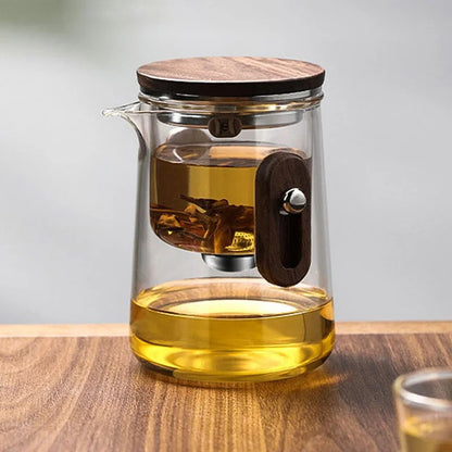 Elegant Travel Tea Set with Glass Teapot & Cups 4