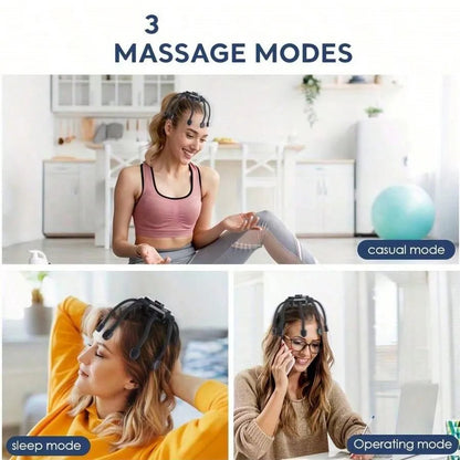 360 Degree Cordless Relaxing Head Massager 4