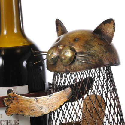 Cat Wine Stand 4