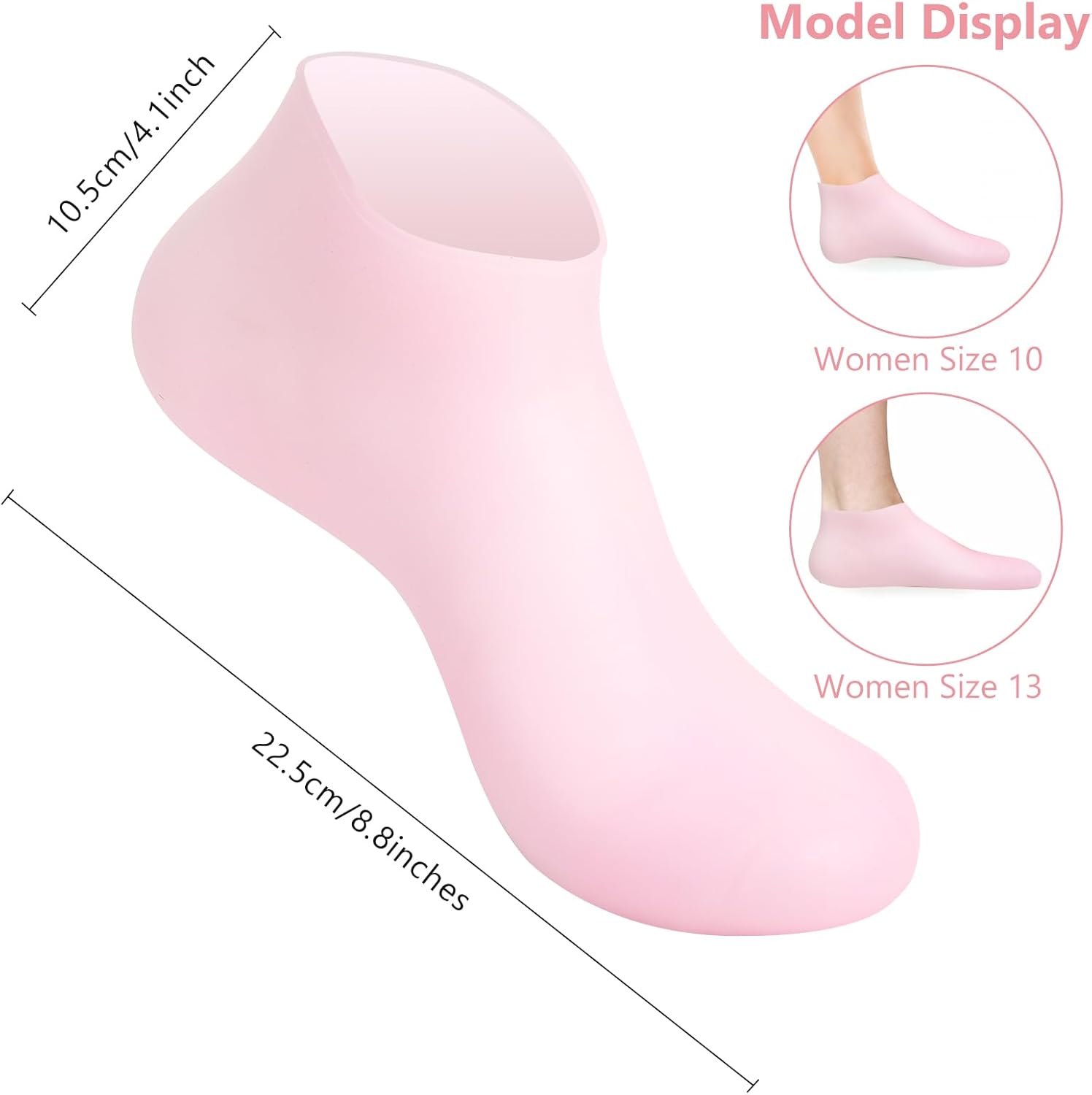 Ultra-Soft Silicone Gel Moisturizing Socks 2