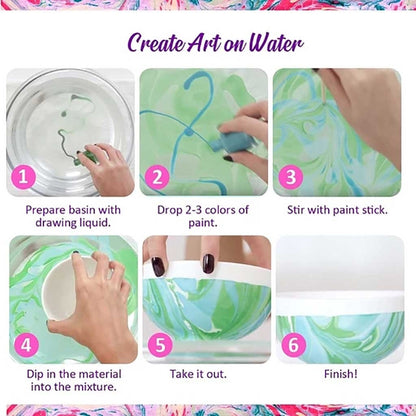 Water-Based Art Paint Set - 6paints 2