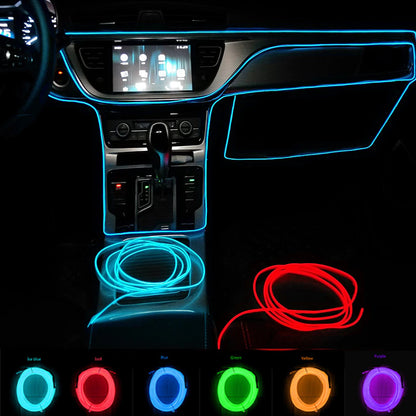 Car Interior LED Neon Strip Lights 4