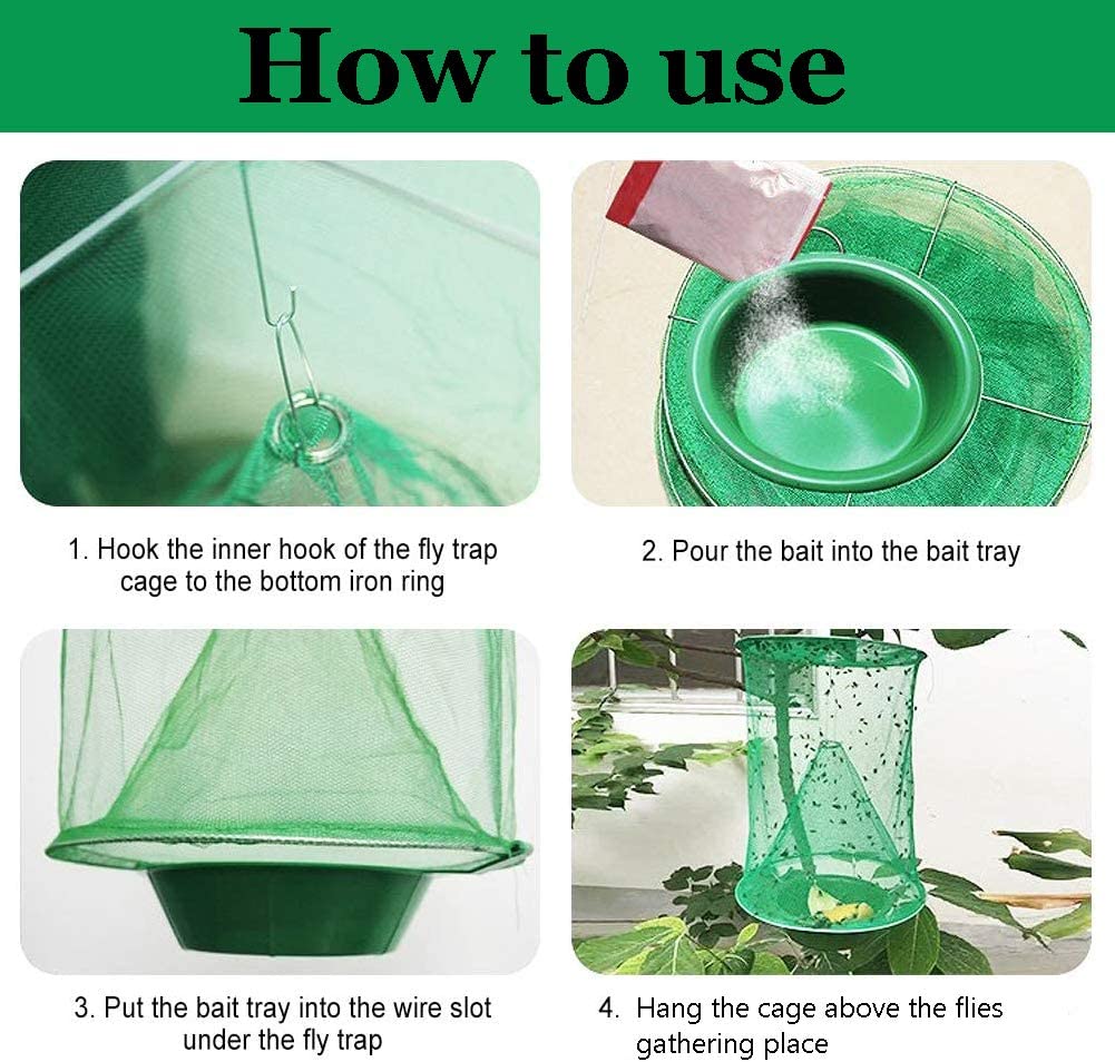 Reusable Fly Trap with Bait Tray 4