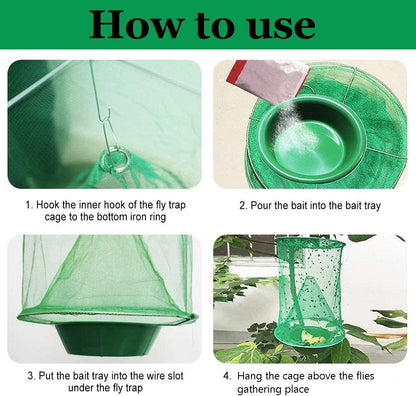 Reusable Fly Trap with Bait Tray 4