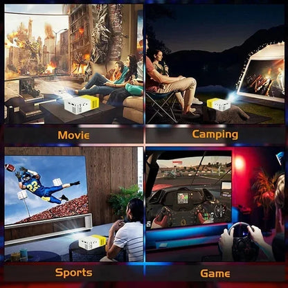 LED Home HD Mini Portable Micro Projector 4