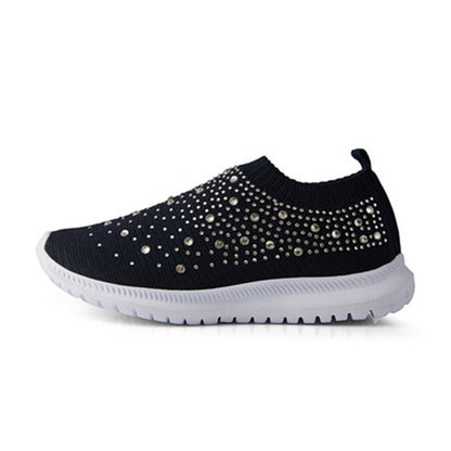 Crystal Breathable Orthopedic Slip On Walking Shoes 4