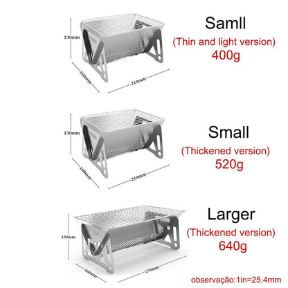 Portable Folding Barbecue Grill 4