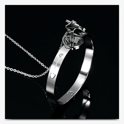 Love Lock Your Heart Bracelet Set 4