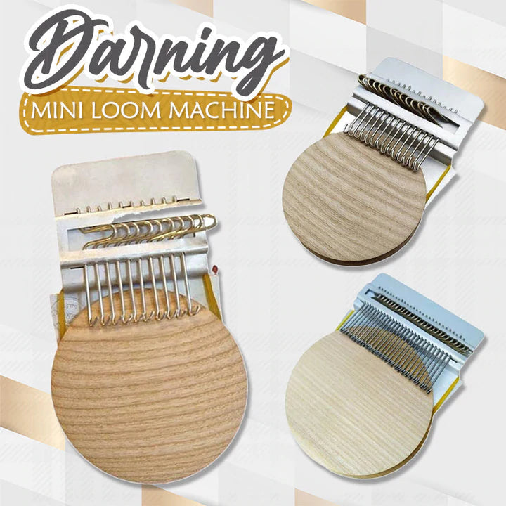 Darning Mini Wooden Loom Machine 4