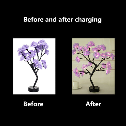 LED Rose Tree Table Lamp 4