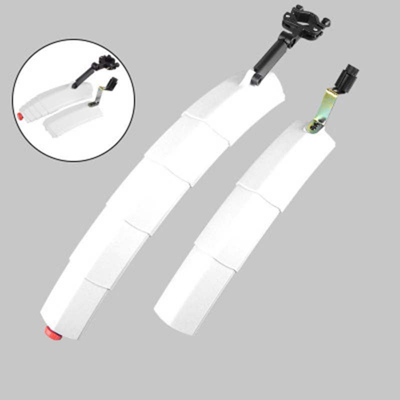 Bicycle retractable mudguard-super pressure resistant, with taillights 4