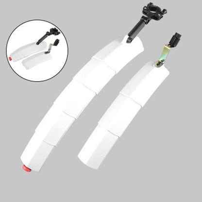 Bicycle retractable mudguard-super pressure resistant, with taillights 4