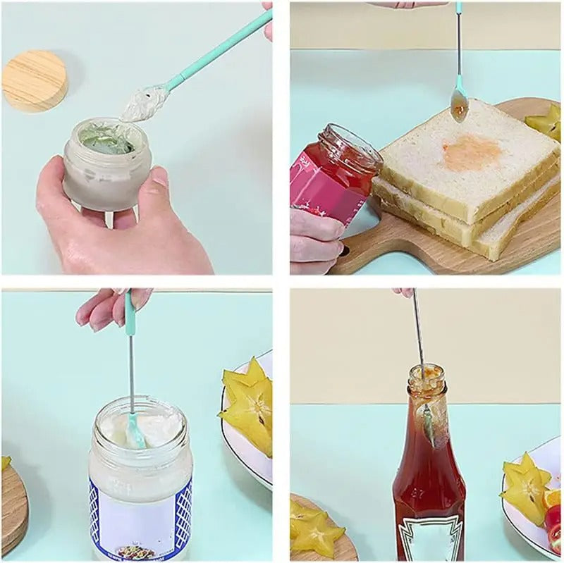 Mini Silicone Telescopic Spatula 4