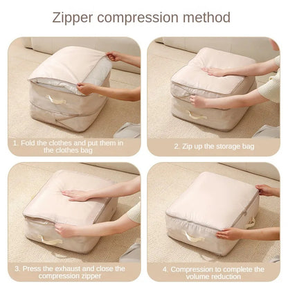 Ultra Space Saving Self Compression Organizer Bags 4