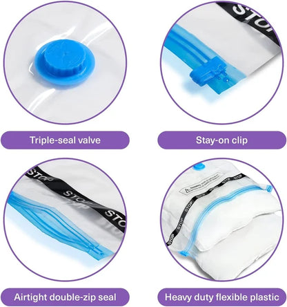 High Quality Vacuum Seal Storage Bags & Pump 4
