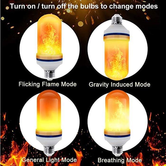LED Flame Effect Light Bulbs Lamp 4