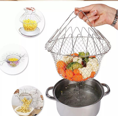 Foldable Cooking Basket 4