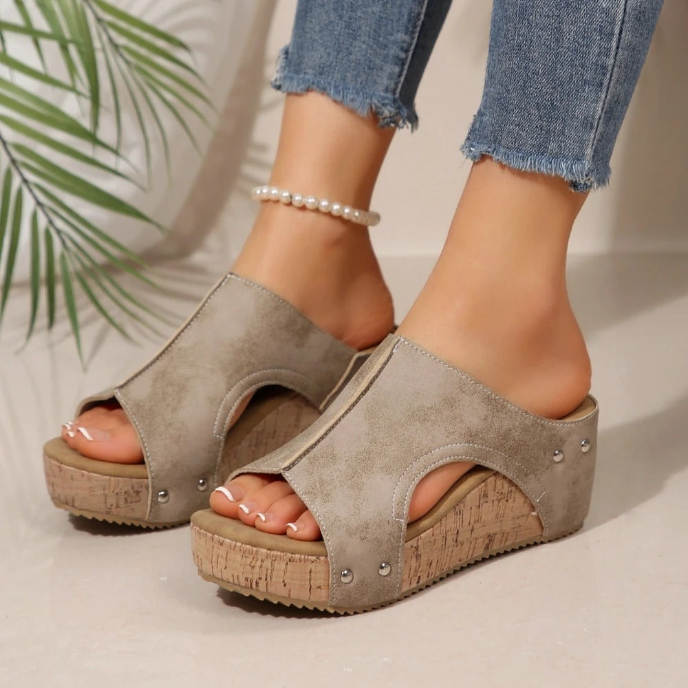 Stud Wedges Women's Sandals 4