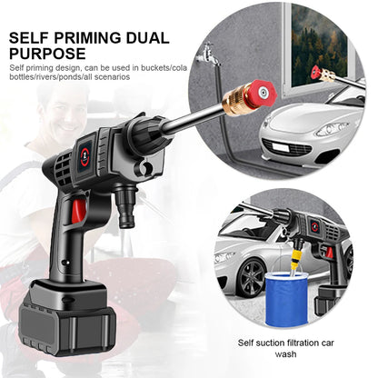 Cordless Portable High Pressure Spray Water Gun 4