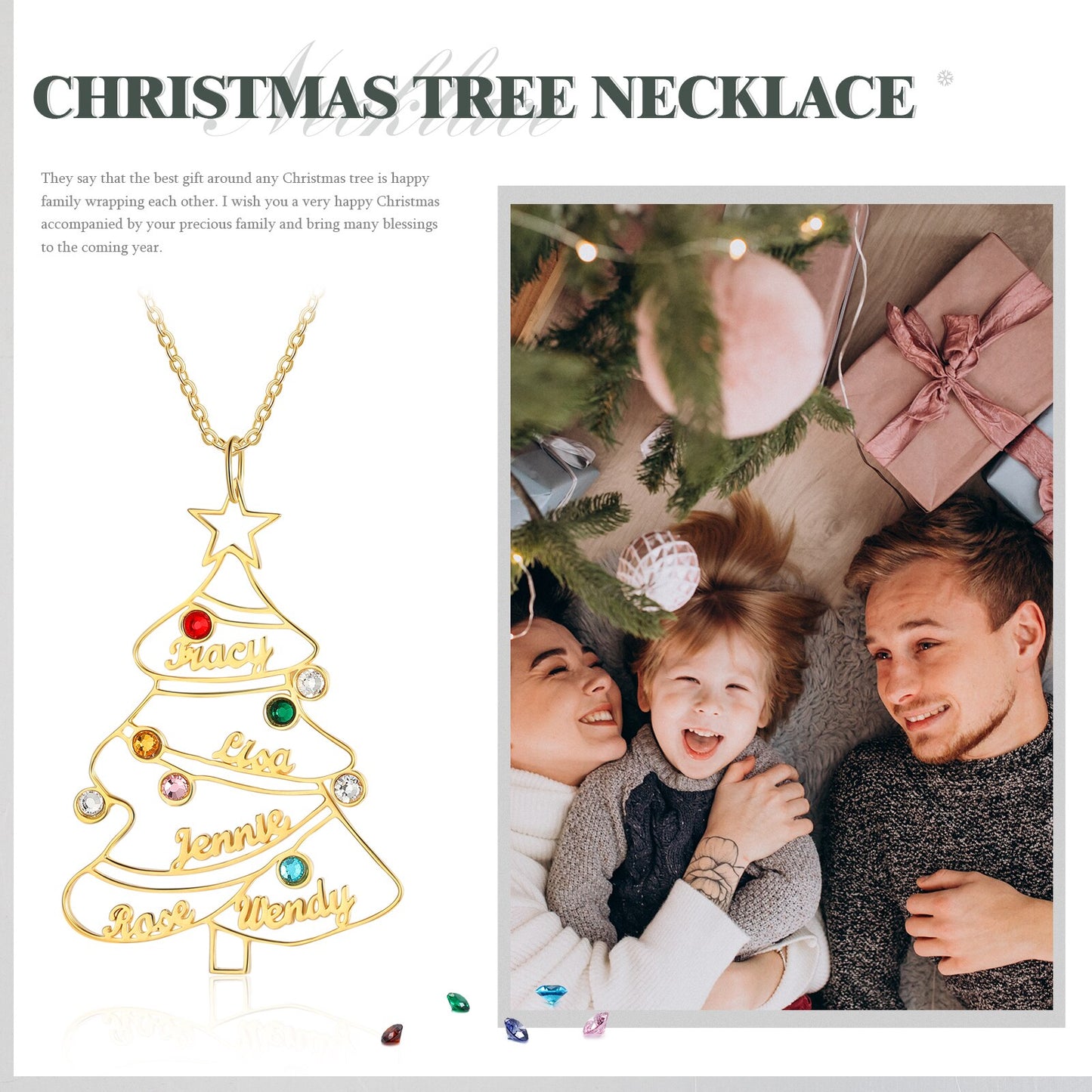 Custom Name Christmas Tree 4