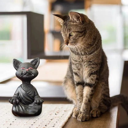 Happy Buddha Cat 4