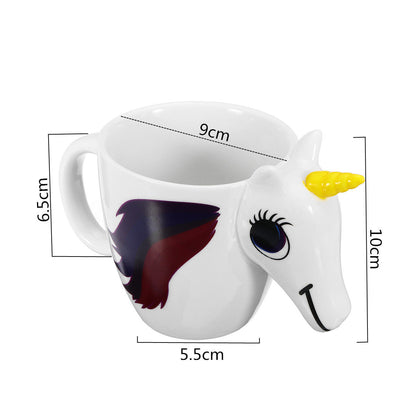 Color Changing Rainbow Unicorn Mug 3