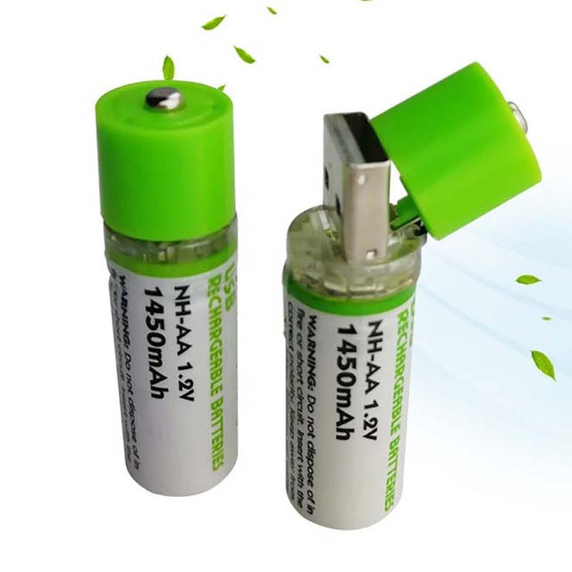 USB Rechargeable AA Batteries (2Pcs) 4