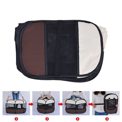 Portable Cat Dog Crate 4