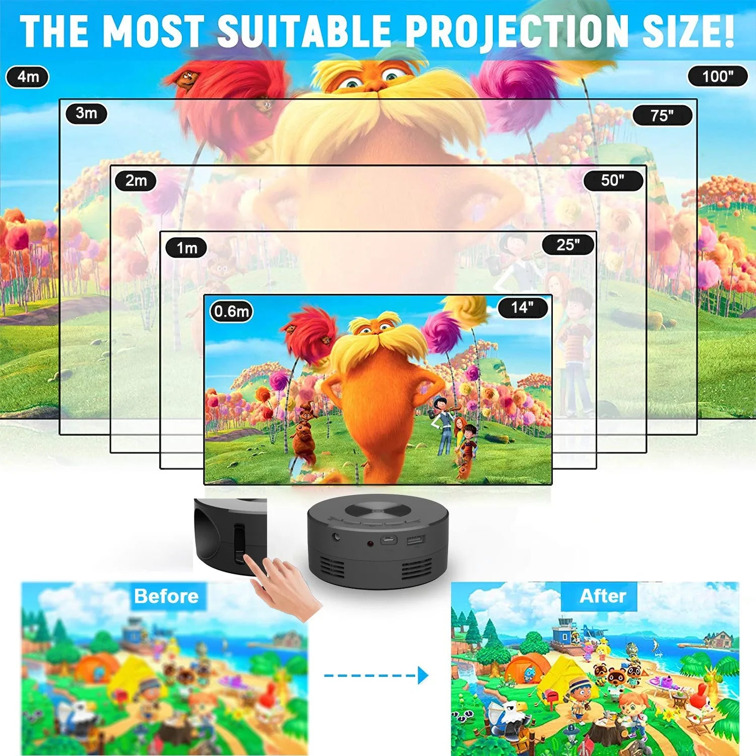 Ultra-Small Portable Projector 4