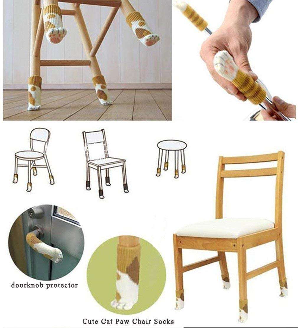 Cat Paw Chair Socks 4