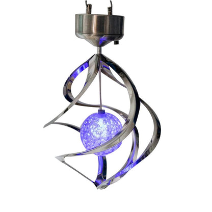 LED Color Changing Solar Wind Chime Light 4