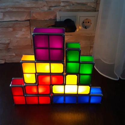 Tetris Stackable LED Night Light 3