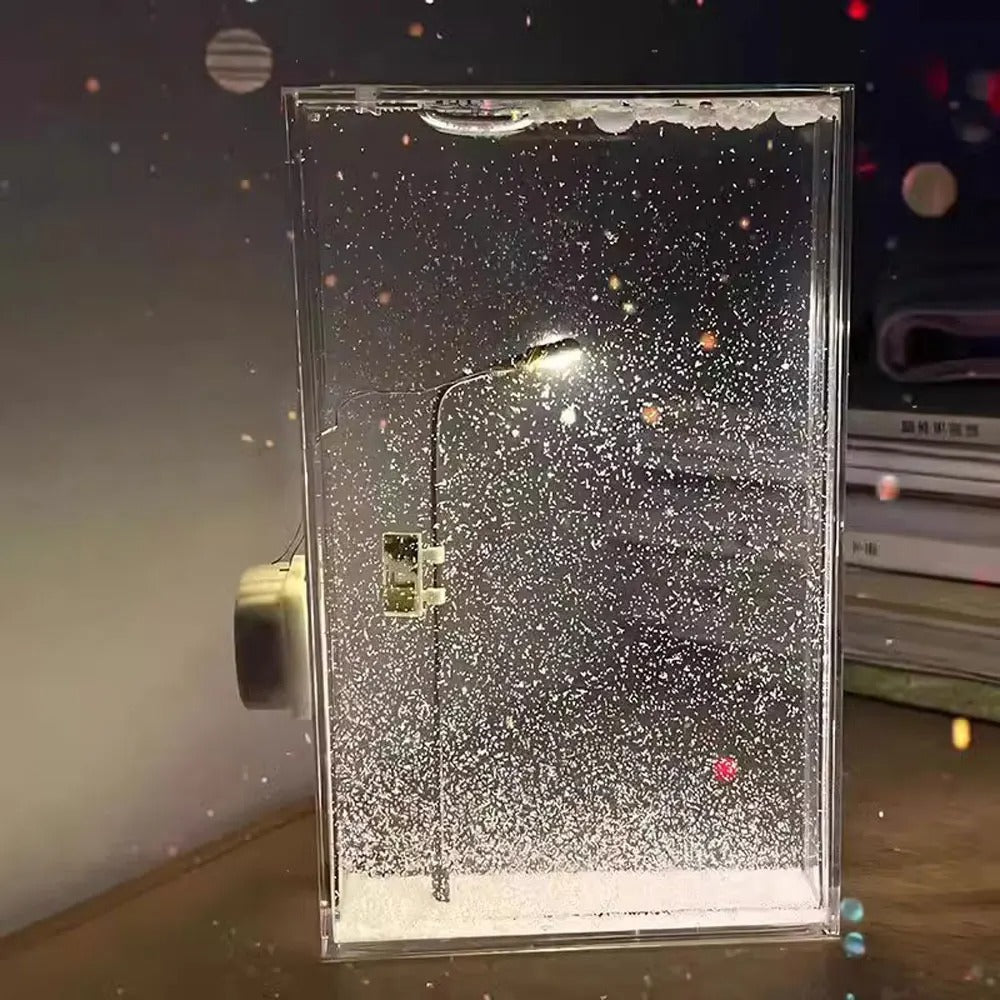 DIY LED Snowfall Display Lamp 4