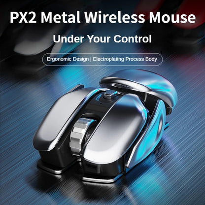 Wireless Ergonomics Metal Mouse 4