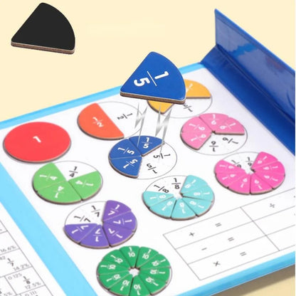 Magnetic Fraction Educational Puzzle 4