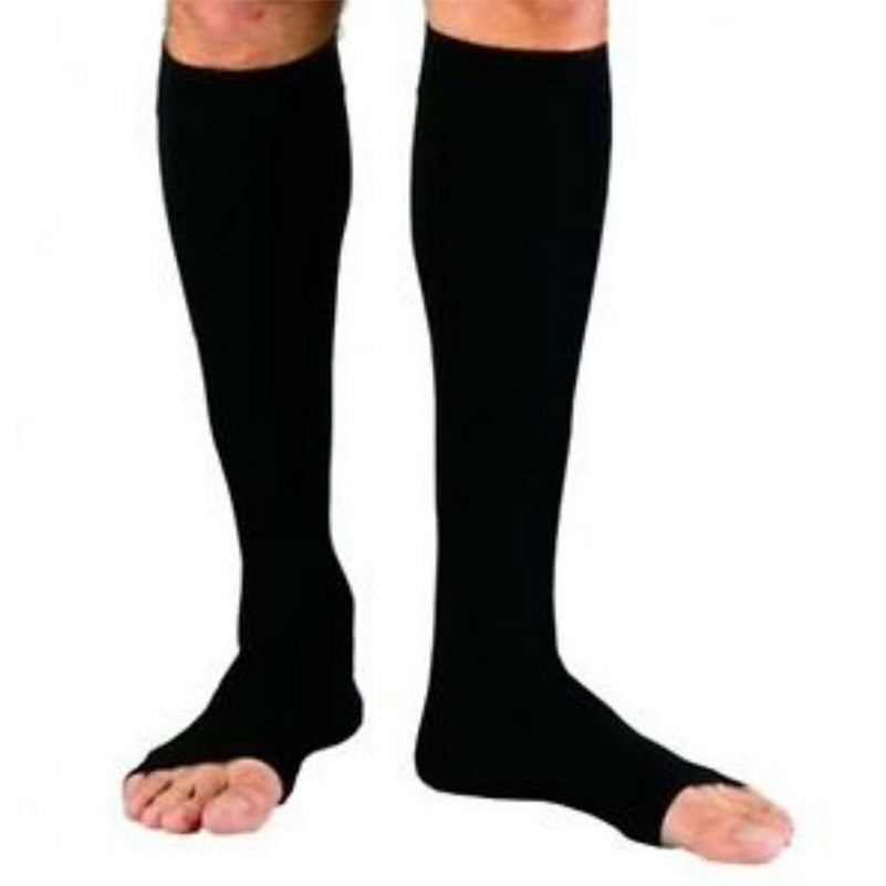 Zipped Open Toe Compression Socks 4