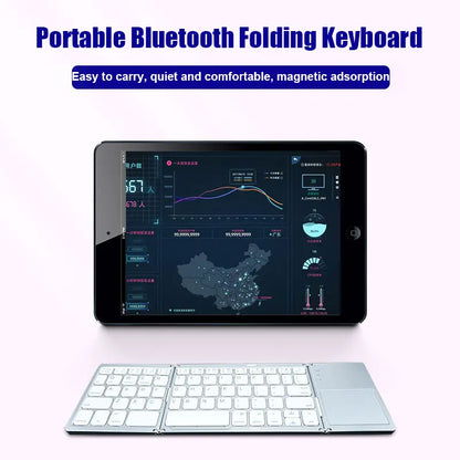 Folding Wireless Bluetooth Keyboard 4