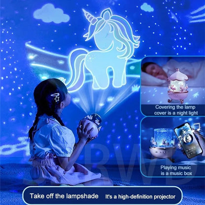 Films & Soothing Sounds Projector Night Lights for Kids 4