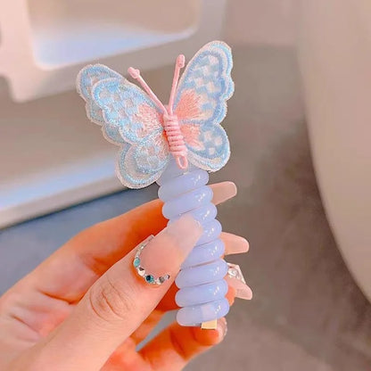 Butterfly Telephone Wire Hair Bands 4