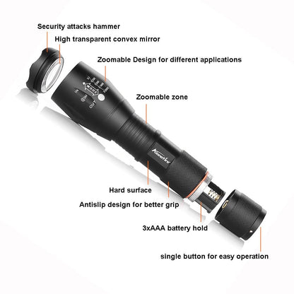 G900 TACTICAL MILITARY FLASHLIGHT 4