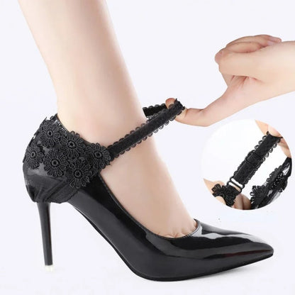 Lace High Heels Shoe Straps 4
