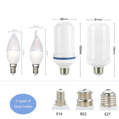 LED Flame Effect Light Bulb 4