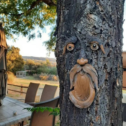 Unique Bird Feeders for Outdoors-Old Man Tree Art 4