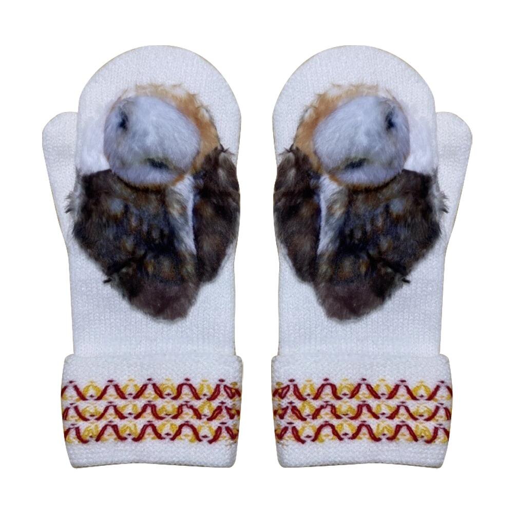 Hand Knitted Nordic Mittens With Owls 4