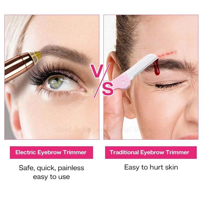 2-in-1 Painless Eyebrows Trimmer 4