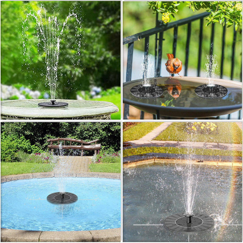 Solar Powered Bird Bath Water Fountain 4