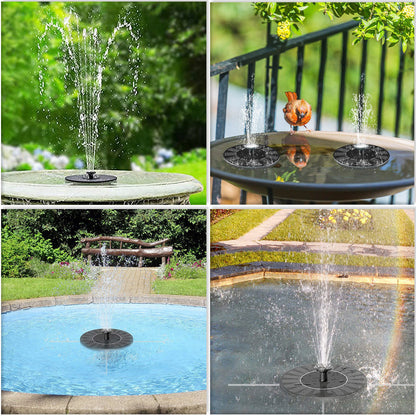 Solar Powered Bird Bath Water Fountain 4